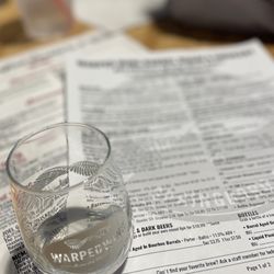 Warped Wing Barrel Room & Smokery - Springboro - The menu