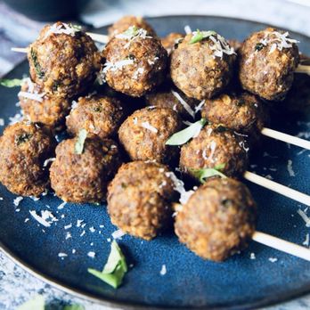 Sorrento's Pizza - Meatballs on a stick-.the sauce is to die for! - Pizza Near Me - San Marcos, California Sorrento's Pizza - Meatballs on a stick-.the sauce is to die for! - Pizza Near Me - San Marcos, California