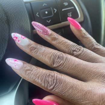 Harmony nails & Spa - Barbie inspired nails. - Nail Salons Near Me - Baton Rouge, Louisiana