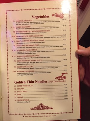 Menu photo 8 China Palace Los Alamos, NM
