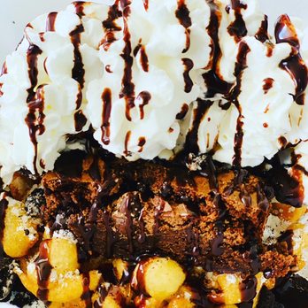 Funnel Vision Funnel Cakes - Hot Fudge Brownie! - Desserts Near Me - Charlotte, North Carolina Funnel Vision Funnel Cakes - Hot Fudge Brownie! - Desserts Near Me - Charlotte, North Carolina