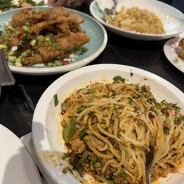 Dan Dan Noodles are my #1, big flavor!