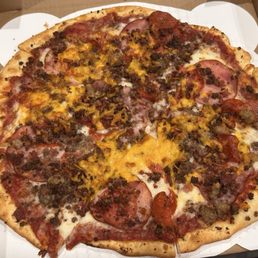 Big Don's - terrible taste and awful, haphazard arrangement of toppings. Big Don's - terrible taste and awful, haphazard arrangement of toppings.