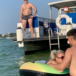Crab Island Shuttle - The aggressive drunk man.