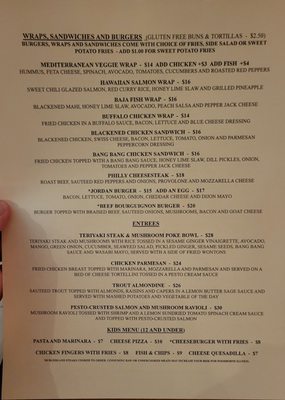 Menu photo 5 Jordan Street Cafe Brevard, NC