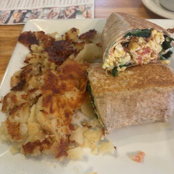 Maria's Brunch - Cobb wrap with home fries - Breakfast & Brunch Near Me - Metuchen, New Jersey