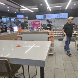Dunkin' - Empty restaurant.