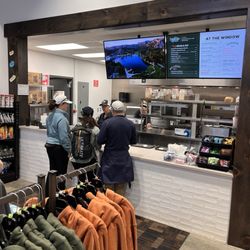 Sylvan Lake General Store at Custer State Park Resort - Inside with counter to order and tons of souvenirs to buy