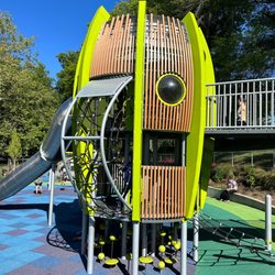 Gabriel Park - Rocket ship slide