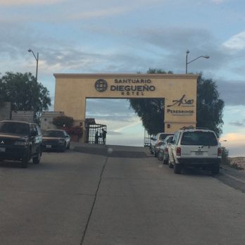 Santuario Diegueño - Entrance to hotel parking lot - Hotels Near Me - Tecate, BCN