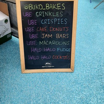 Buko Bakes - Buko Bakes menu at the Yum Yams Ube Festival at Kapwa Gardens on Sunday, July 11, 2021 - Desserts Near Me - San Francisco, California