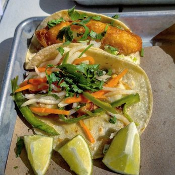 bartaco - Reston - Already ate a taco, couldn't resist! Shrimp BahnMi and Fish taco! - Tacos Near Me - Reston, Virginia bartaco - Reston - Already ate a taco, couldn't resist! Shrimp BahnMi and Fish taco! - Tacos Near Me - Reston, Virginia