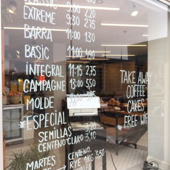 The Loaf - Pretty cool they list times of the day for certain items. - Bakeries Near Me - Donostia / San Sebastián, SS The Loaf - Pretty cool they list times of the day for certain items. - Bakeries Near Me - Donostia / San Sebastián, SS