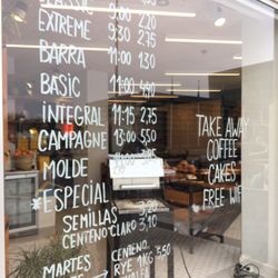 The Loaf - Pretty cool they list times of the day for certain items.