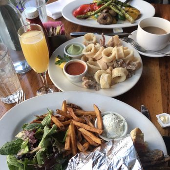 Agora Taverna - Beef Gyro, Fried Calamari and Grilled Vegetable Medley - Greek Near Me - Forest Hills, New York Agora Taverna - Beef Gyro, Fried Calamari and Grilled Vegetable Medley - Greek Near Me - Forest Hills, New York
