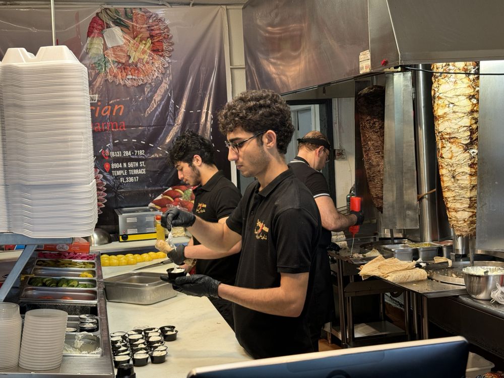 Food from Syrian Shawarma