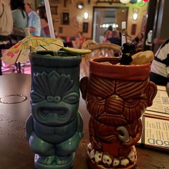The Pearl - Left is Pirate's Booty and right is Tiki Warrior. - Tiki Bars Near Me - Jackson, Mississippi The Pearl - Left is Pirate's Booty and right is Tiki Warrior. - Tiki Bars Near Me - Jackson, Mississippi