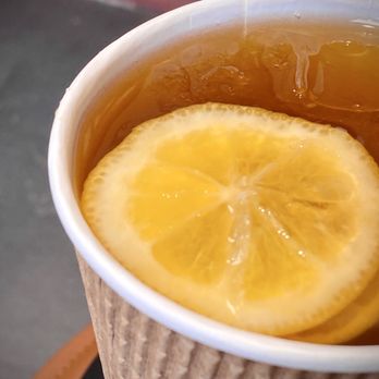 Garage Milk Tea - Honey Kumquat Lemon Tea ($5) with Crystal Boba (additional 50 cents) - Bubble Tea Near Me - Monterey Park, California
