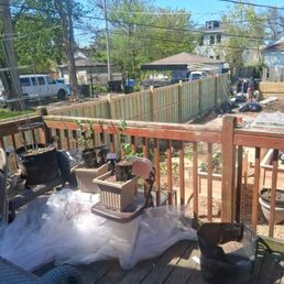 Fence after I was Semoored! Now my patio needs a rebirth!