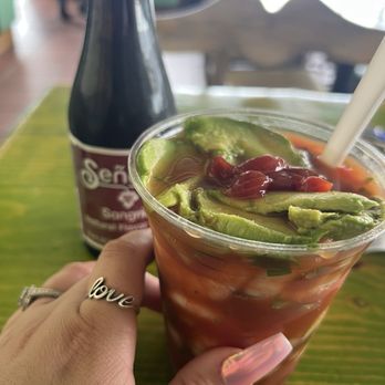 Lalo's - 16 oz. Small Shrimp Cocktail - Mexican Near Me - Ventura, California