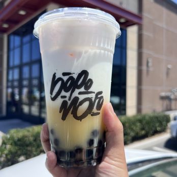 Bopomofo Cafe - strawberry corn milk - Bubble Tea Near Me - Artesia, California