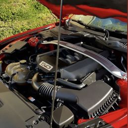 Engine bay cleaning after Rays touch.