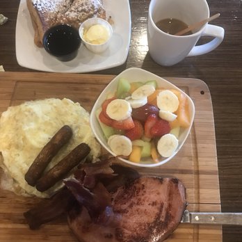 The Scratch Room - The hungry man with egg whites, French toast and fruit. - Breakfast & Brunch Near Me - Anaheim, California The Scratch Room - The hungry man with egg whites, French toast and fruit. - Breakfast & Brunch Near Me - Anaheim, California