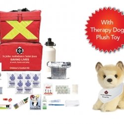 St John Ambulance - The Children's Comfort Kit was designed to meet the needs of young children during the first 72 hours of a disaster or emergency.