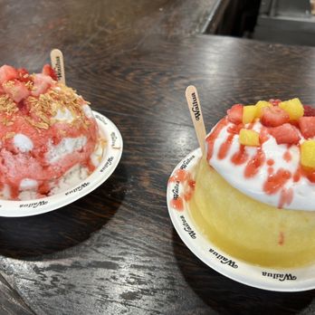 Wailua Shave Ice - Strawberry Coconut and Da Mango One - Shaved Ice Near Me - Kapaa, Hawaii
