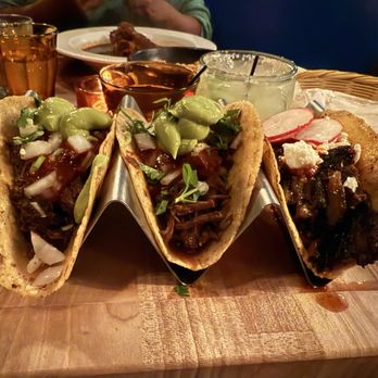 La Dama - Birria Tacos(left) and Tampiqueno Taco(right) - Mexican Near Me - Milwaukee, Wisconsin