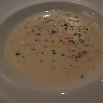 Charleston - Local Sweet Corn Chowder, roasted Eastern Shore sweet corn, bacon Andouille - New American Near Me - Baltimore, Maryland