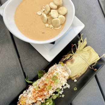 The Lobster Trap - Street corn and seafood bisque - Seafood Near Me - Bourne, Massachusetts