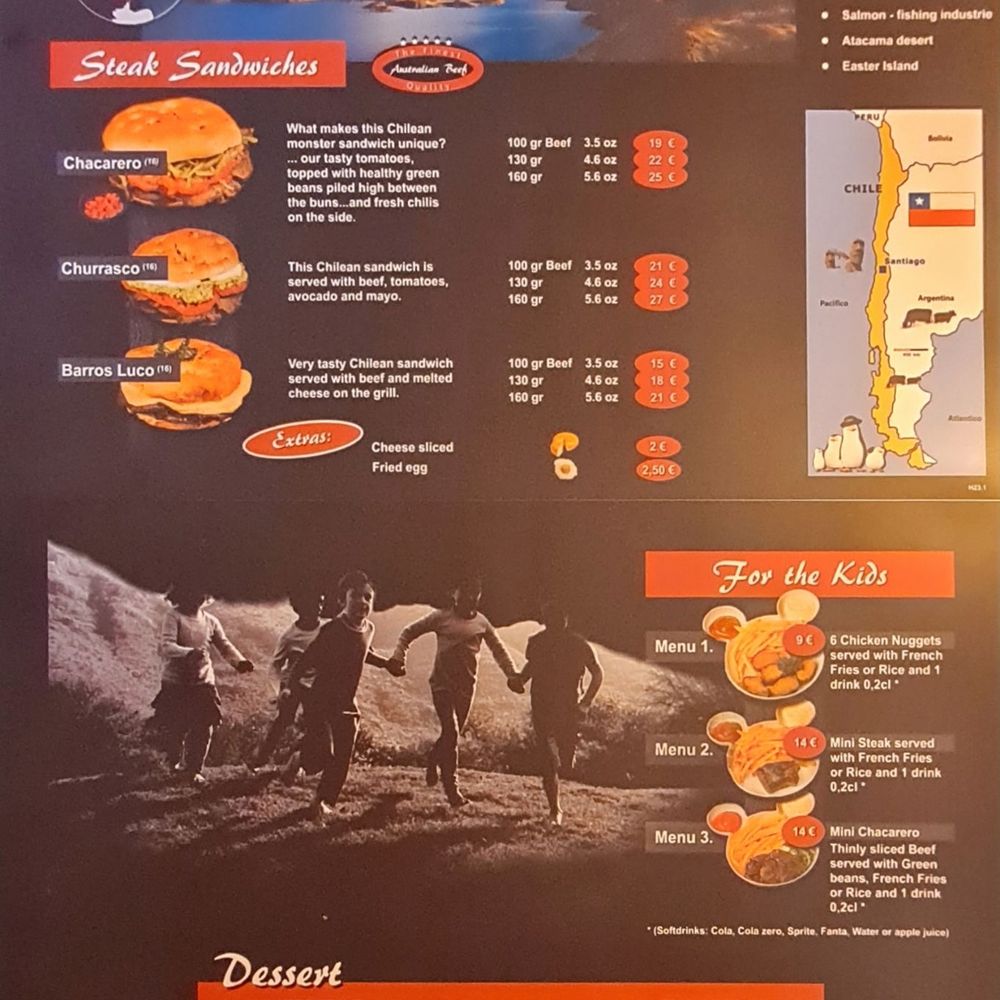 Chacarero - Menu - even has kid options - Steakhouses Near Me - Kaiserslautern, RP Chacarero - Menu - even has kid options - Steakhouses Near Me - Kaiserslautern, RP