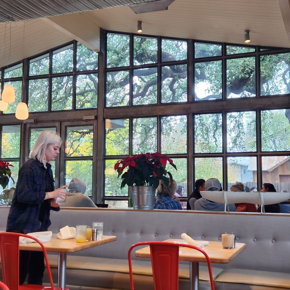 Vinaigrette - Great view of the oak tree and patio - Salad Near Me - Austin, Texas Vinaigrette - Great view of the oak tree and patio - Salad Near Me - Austin, Texas