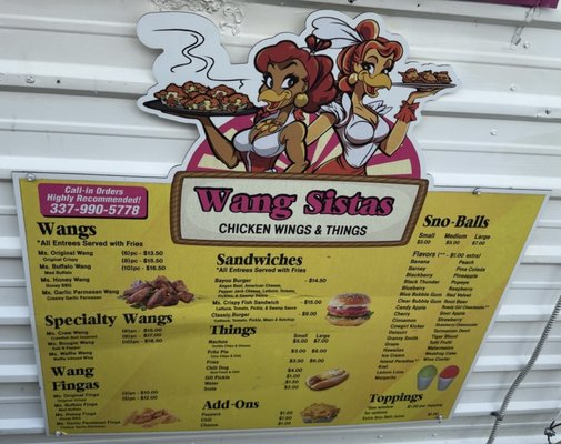 Menu photo 1 Wang sistas Lake Charles, LA Menu photo 1 Wang sistas Lake Charles, LA