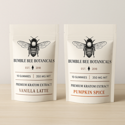 Bumble Bee Botanicals - Bumble Bee Botanicals now has Kratom pumpkin spice and vanilla latte flavored gummies!!