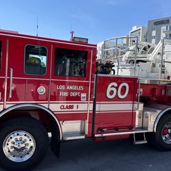 Los Angeles Fire Department Fire Station 60 - Working at the metro station today