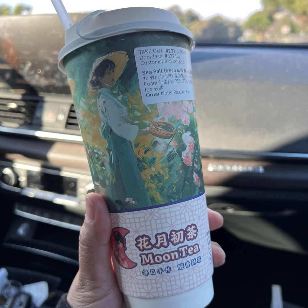 MoonTea - Sea salt green milk tea - Coffee & Tea Near Me - Sunnyvale, California