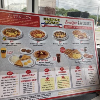 Waffle House - a menu for waffle house - American Near Me - Cartersville, Georgia Waffle House - a menu for waffle house - American Near Me - Cartersville, Georgia