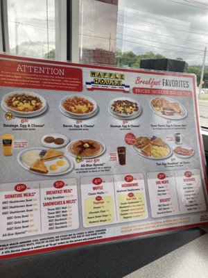 Menu photo 1 Waffle House Cartersville, GA Menu photo 1 Waffle House Cartersville, GA