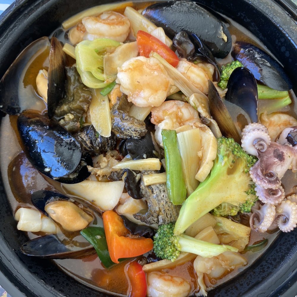 Chai Lan - Eight flavors of seafood and vegetables () - Chinese Near Me - Irvine, California Chai Lan - Eight flavors of seafood and vegetables () - Chinese Near Me - Irvine, California