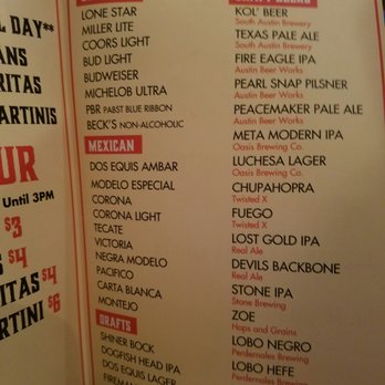 La Mancha - Drink menu 3 - Tex-Mex Near Me - Austin, Texas La Mancha - Drink menu 3 - Tex-Mex Near Me - Austin, Texas