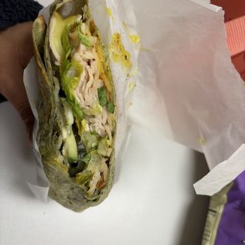 Brown Bag Deli - Spinach wrap with turkey - Delis Near Me - Houston, Texas Brown Bag Deli - Spinach wrap with turkey - Delis Near Me - Houston, Texas