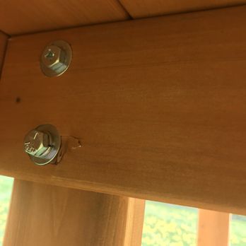 Swingset Dr's - Bolt over tightened cracking through wood - General Contractors Near Me Swingset Dr's - Bolt over tightened cracking through wood - General Contractors Near Me