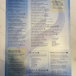 Blue Habanero - Menu