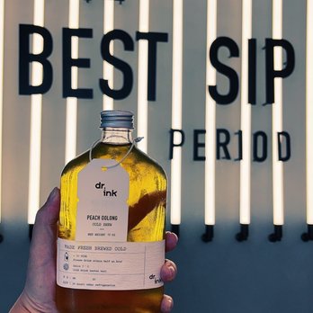Dr.ink - Peach Oolong Cold Brew - Coffee & Tea Near Me - San Jose, California Dr.ink - Peach Oolong Cold Brew - Coffee & Tea Near Me - San Jose, California