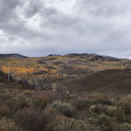 About 23 miles from the Wyoming border guide said. About 23 miles from the Wyoming border guide said.