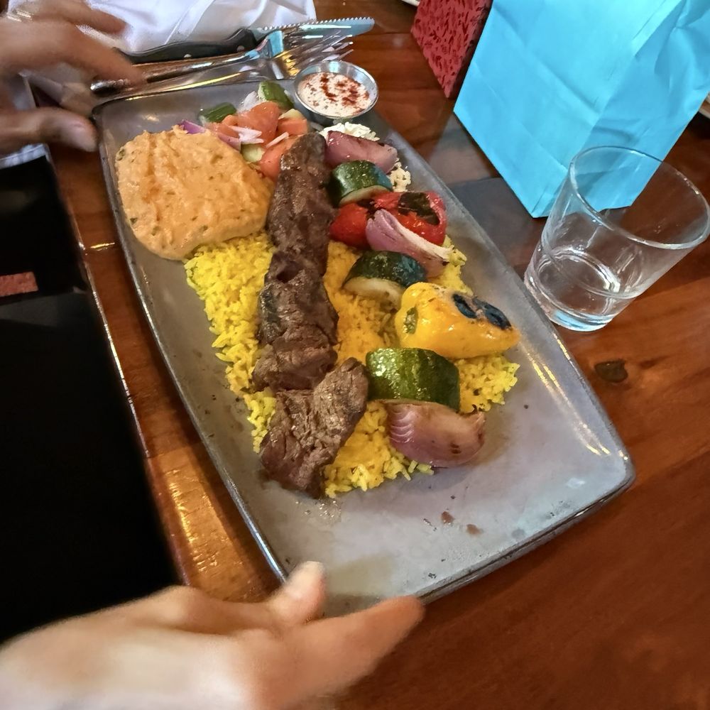 Lazy Dog Restaurant & Bar - Beef Kabobs - New American Near Me - Addison, Texas Lazy Dog Restaurant & Bar - Beef Kabobs - New American Near Me - Addison, Texas