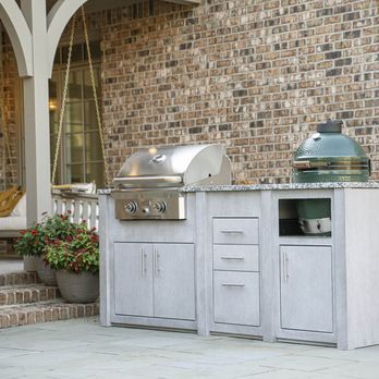 Branded Fence & Fire - Custom designed outdoor grill island - Fireplace Services Near Me Branded Fence & Fire - Custom designed outdoor grill island - Fireplace Services Near Me