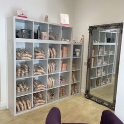 Dancemania Dancewear - Our dedicated pointe shoe fitting area